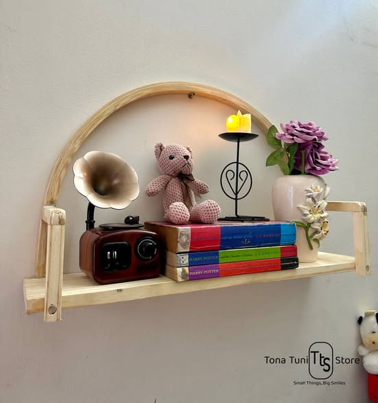 Round shape wooden wall decor