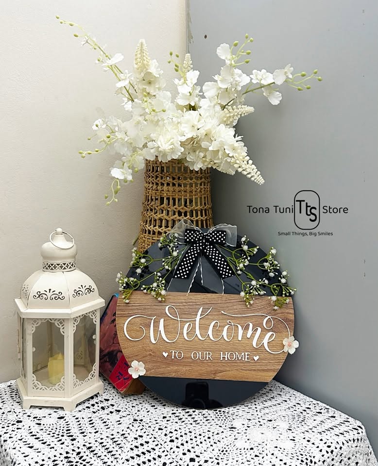 Home with a beautiful home decor
